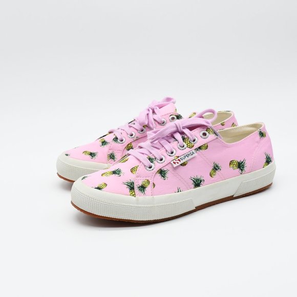 NWT Superga Pineapple Pink Sneakers 8.5 - Picture 4 of 6